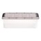IRIS USA 6 Quart Stack & Pull Clear Storage Box, Gray, 12 Pack